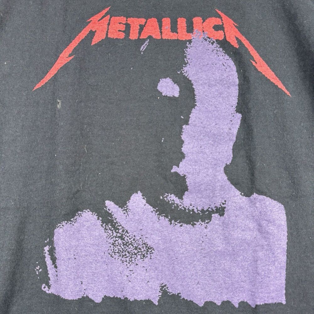 Metallica Tour T-Shirt Mens XL "Wherever I May Roam" Black Band Tee Double Sided - Picture 6 of 8